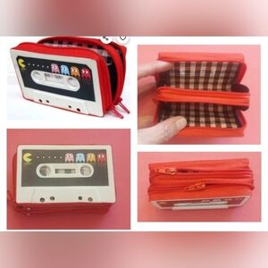 Pac-Man Cassette Double-Compartment WalletCustom Made From Spain BRAND NEW